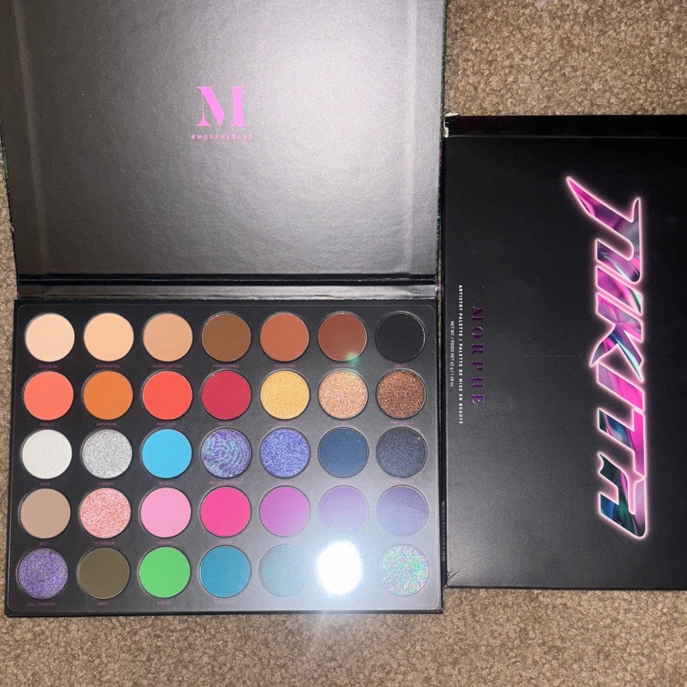 Morphe Nikita Eyeshadow Palette - Bold Color Spectrum